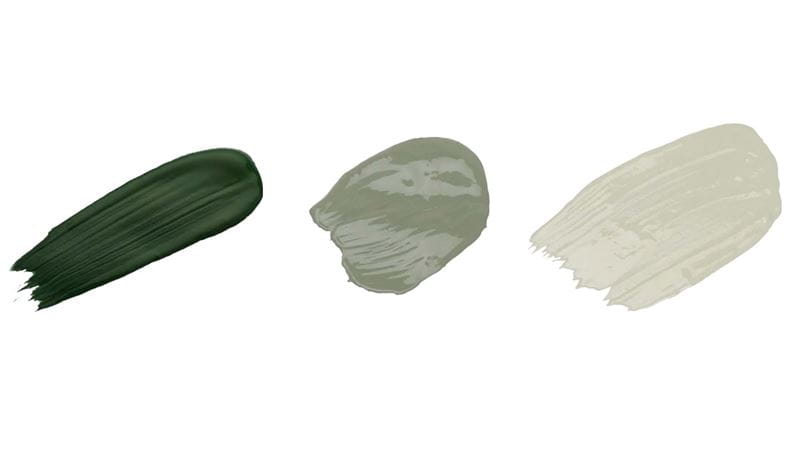 Nature inspired favourites from the Mylands collection for a good night's sleep: Pleasure Gardens Green No.214, Dark Leafy Green Paint / 
Myrtle Green No.168, Sage Green Paint /
Beauvais No.195, Pale Green Paint