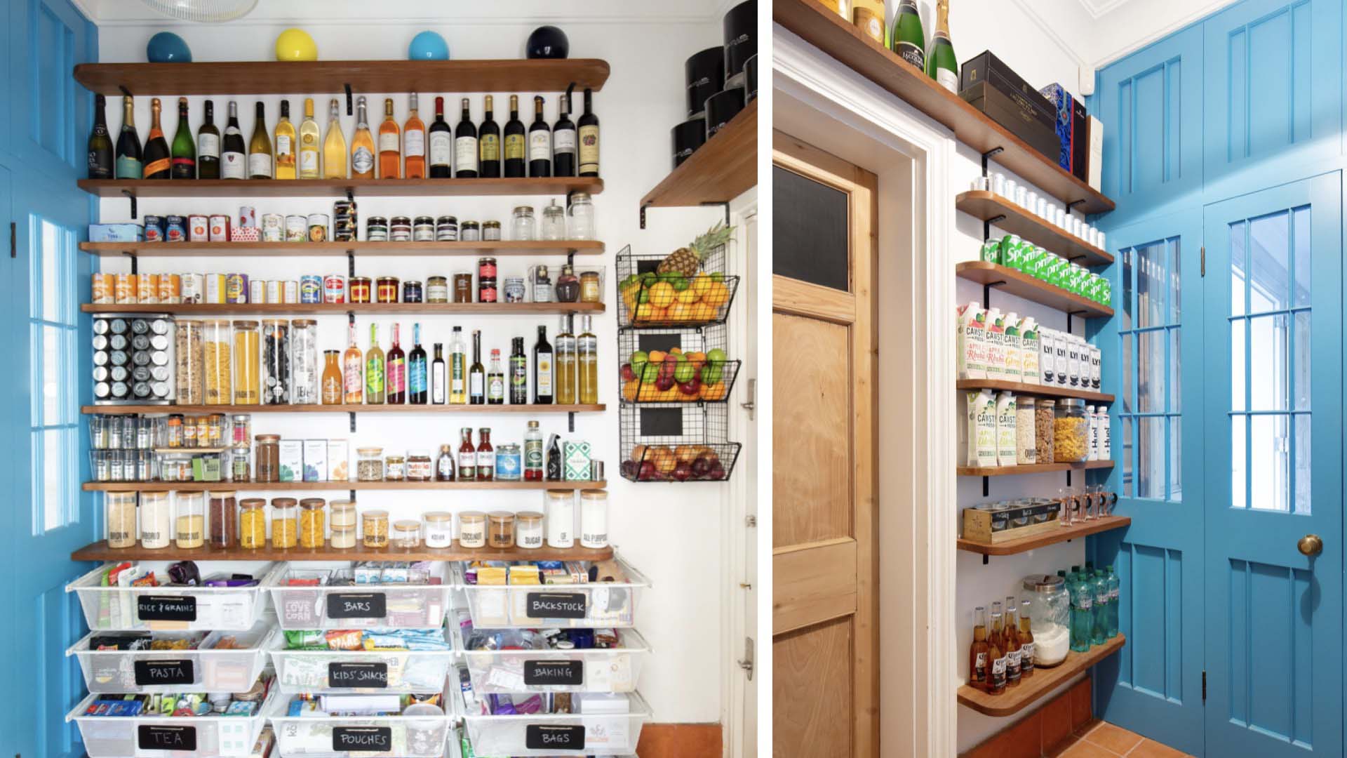 A fully stocked pantry is a joy to behold