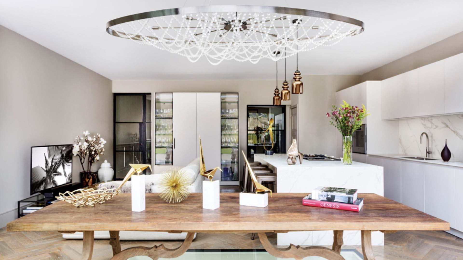 Good quality lighting in a kitchen makes a big statement