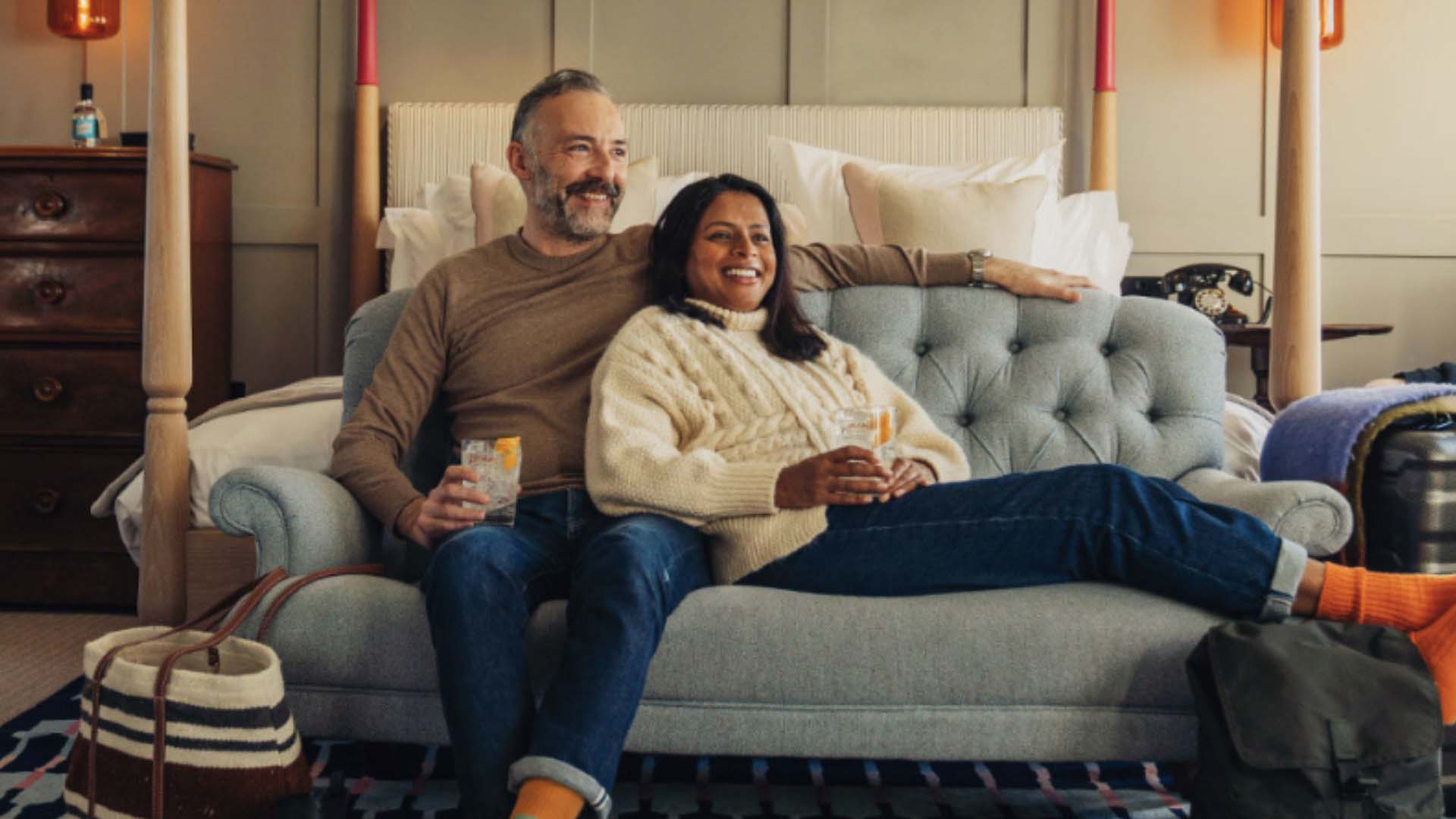 A cosy suite at the Swan in Southwold