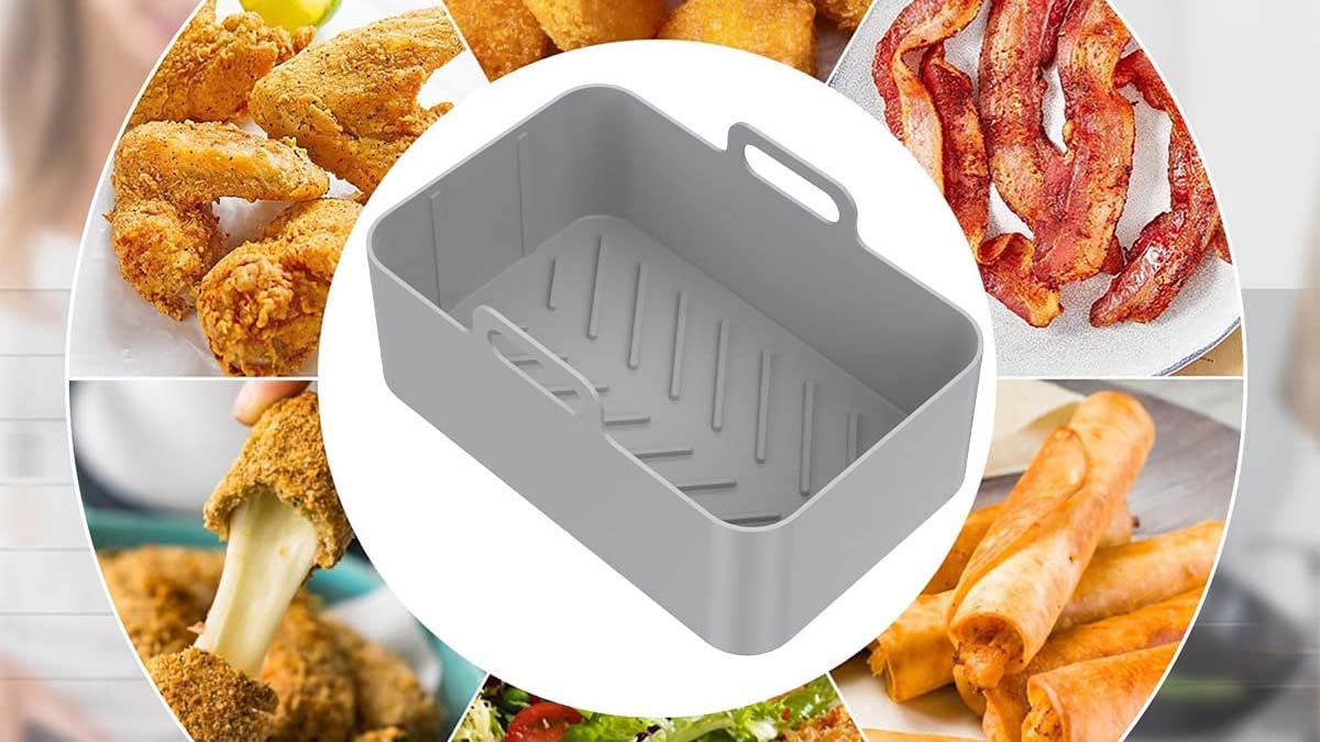 silicone liner for an air fryer