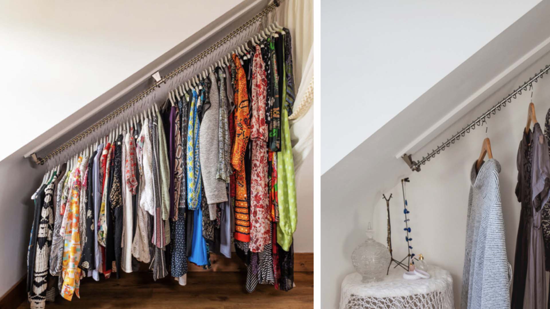 wardrobe under the stairs