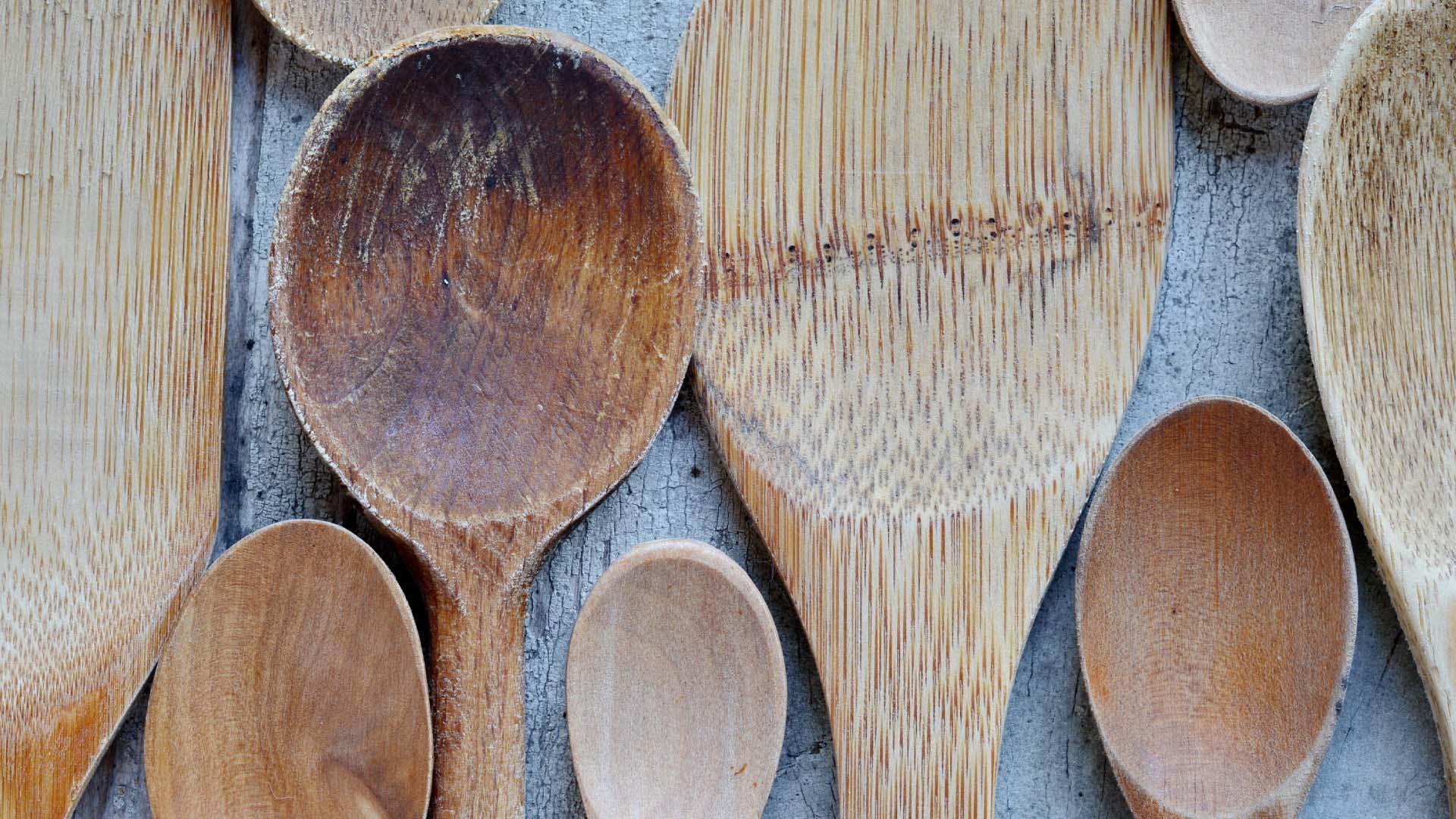  If you are set on displaying some of your practical kitchen tools, only choose items that are not too kitchen-battered