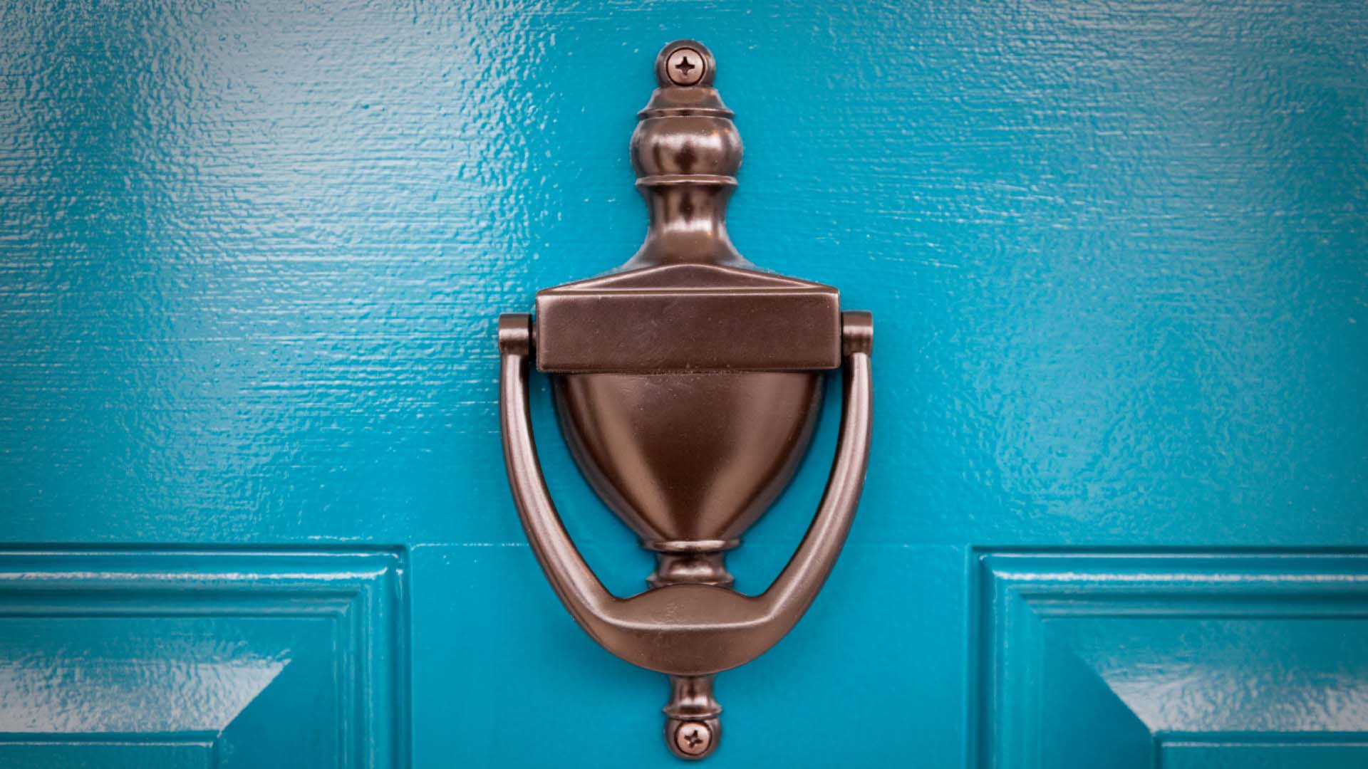 A freshly painted front door adds to the kerb appeal of your property