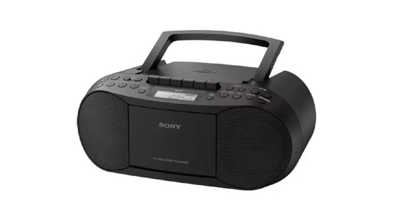 A retro boombox
