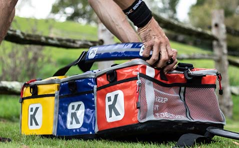 KitBrix bag; a zippable bag that allows you to 'build' your perfect kit bag