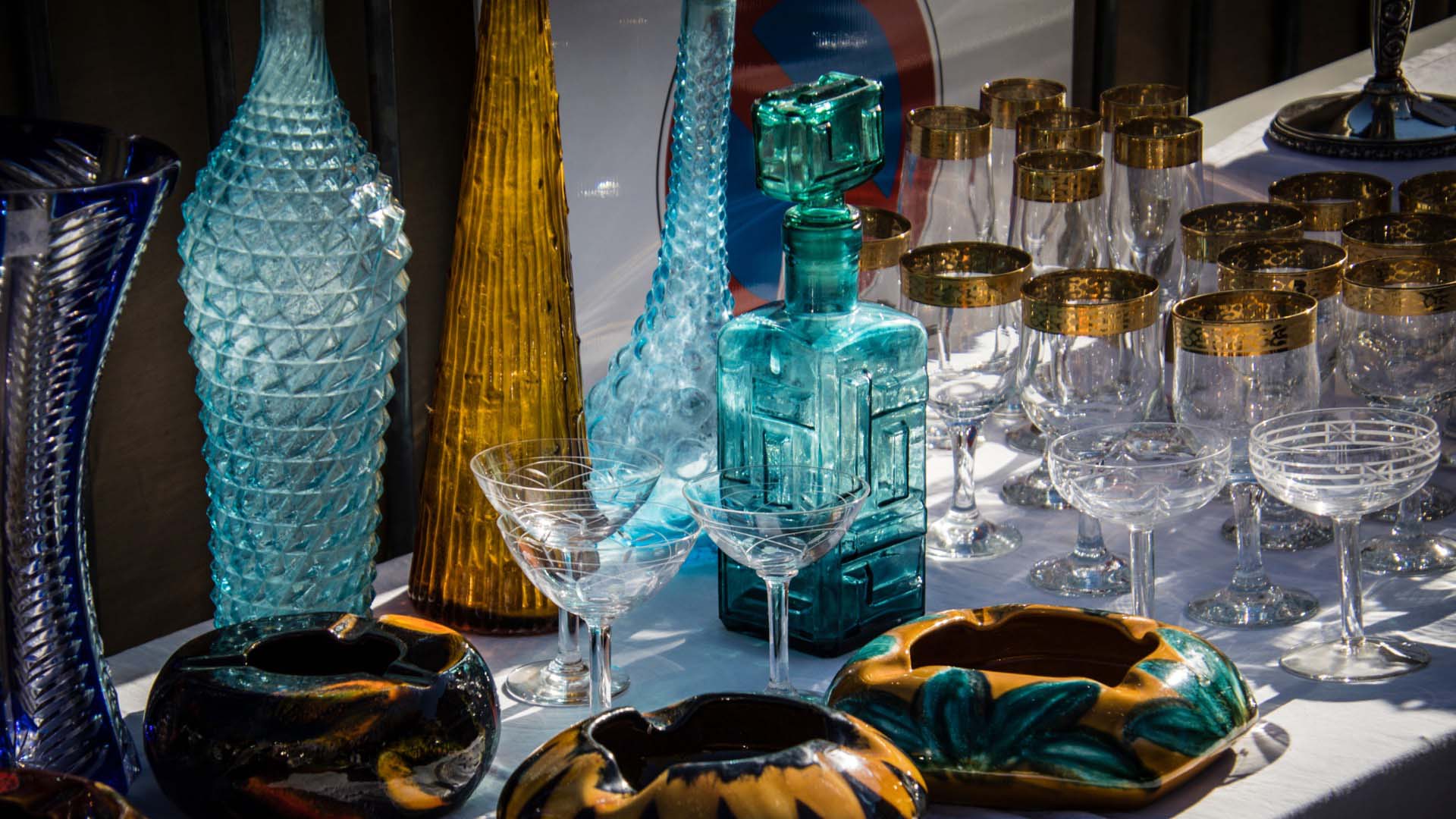Vases and glasses