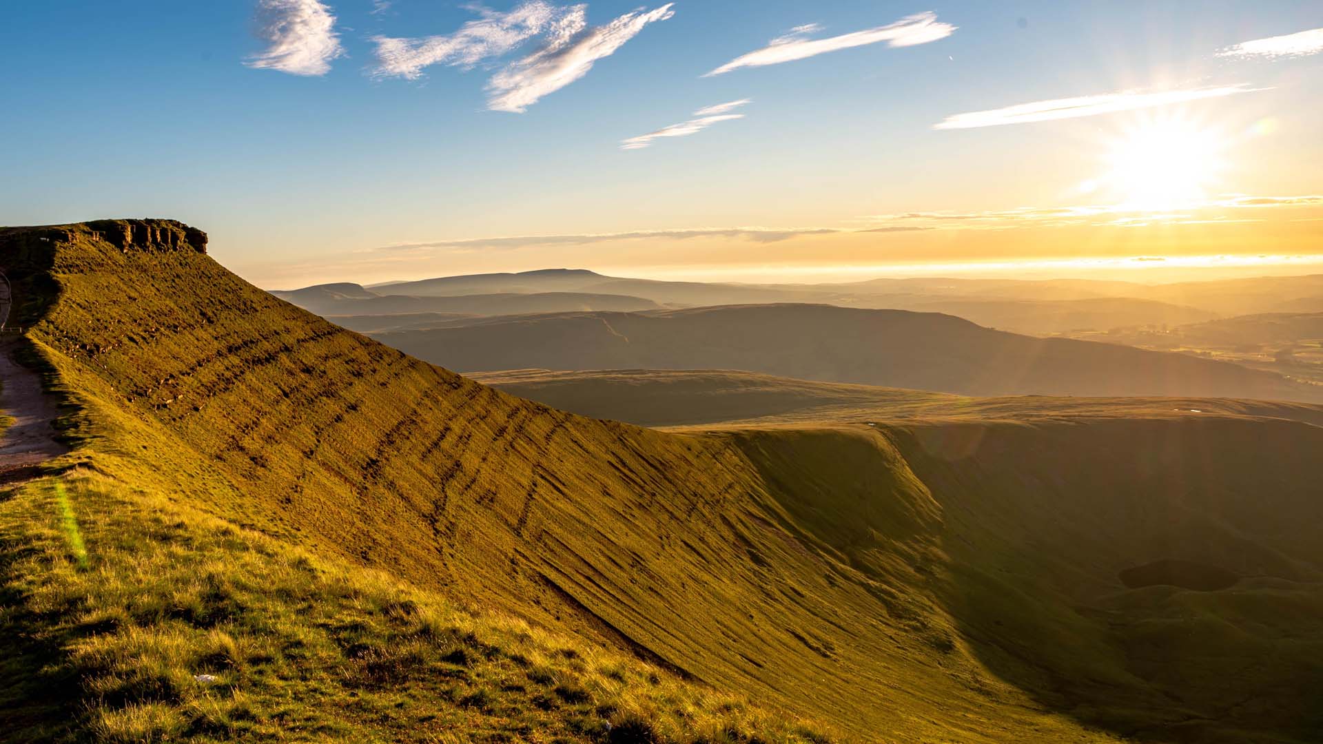 Sunset in Bannau Brycheiniog National Park