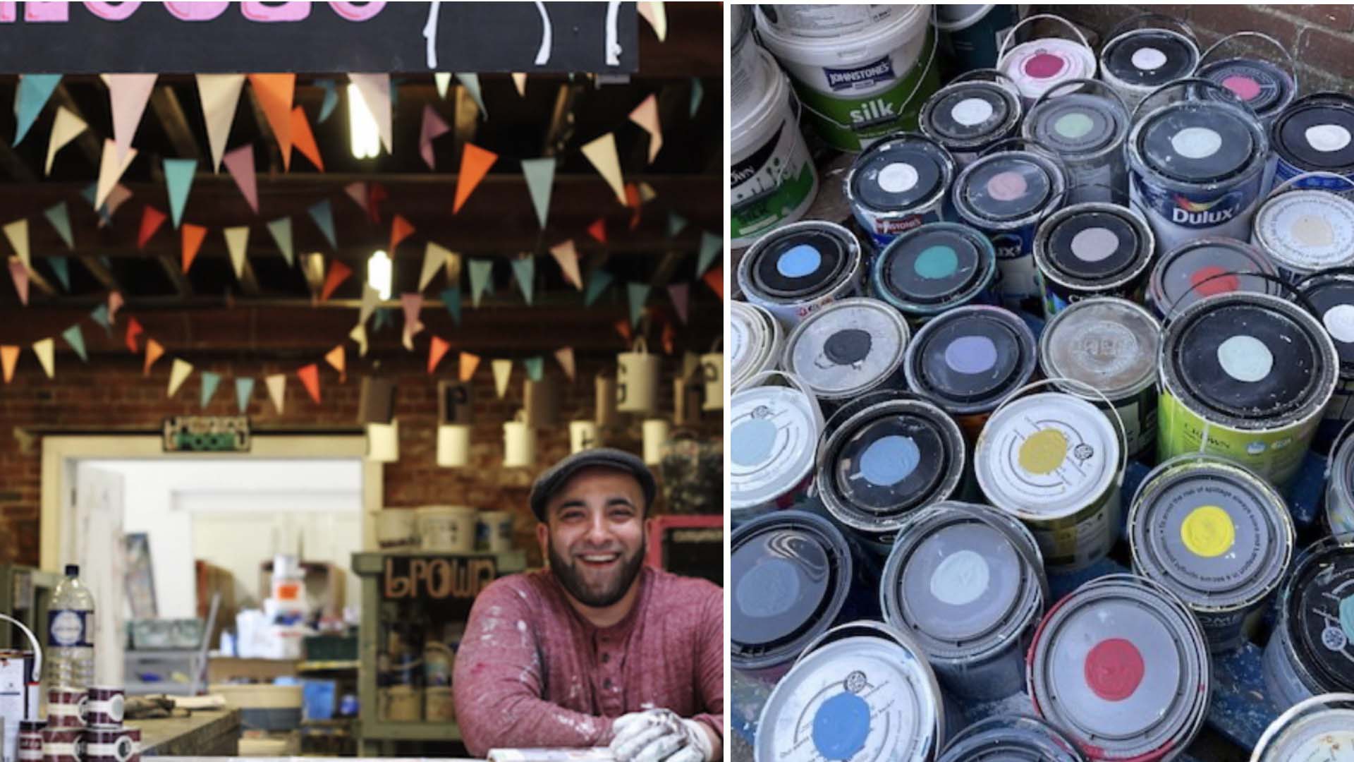 Seagulls in Leeds accept unwanted household paint