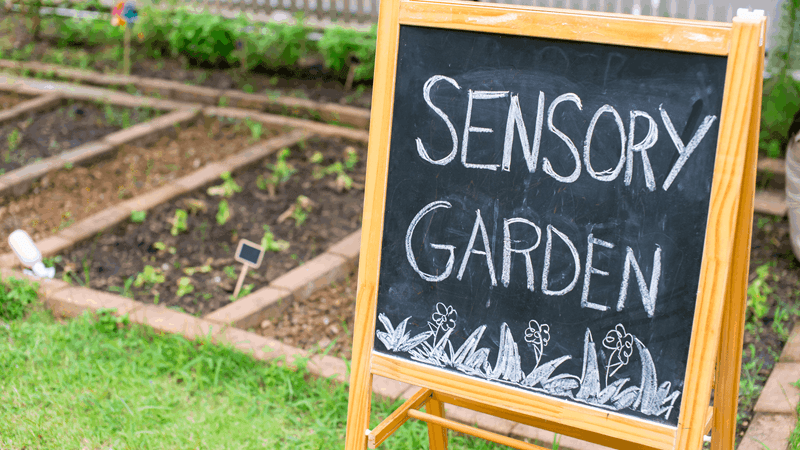 Sensory garden sign