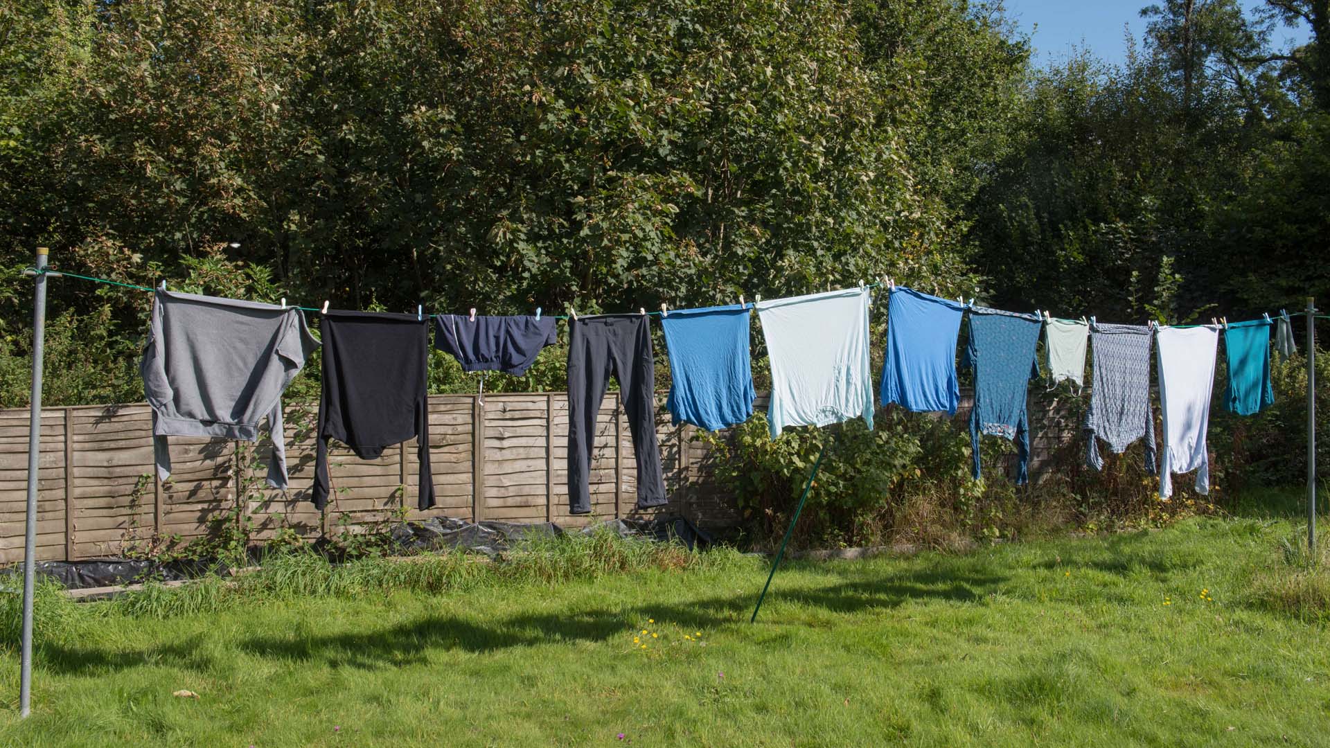 Even the location of your washing line can affect the wear and tear on your lawn