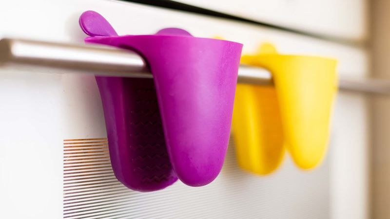 silicon oven mitts