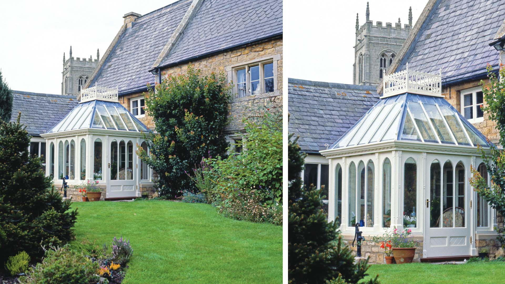 Add height and majestic detail for a grander impression