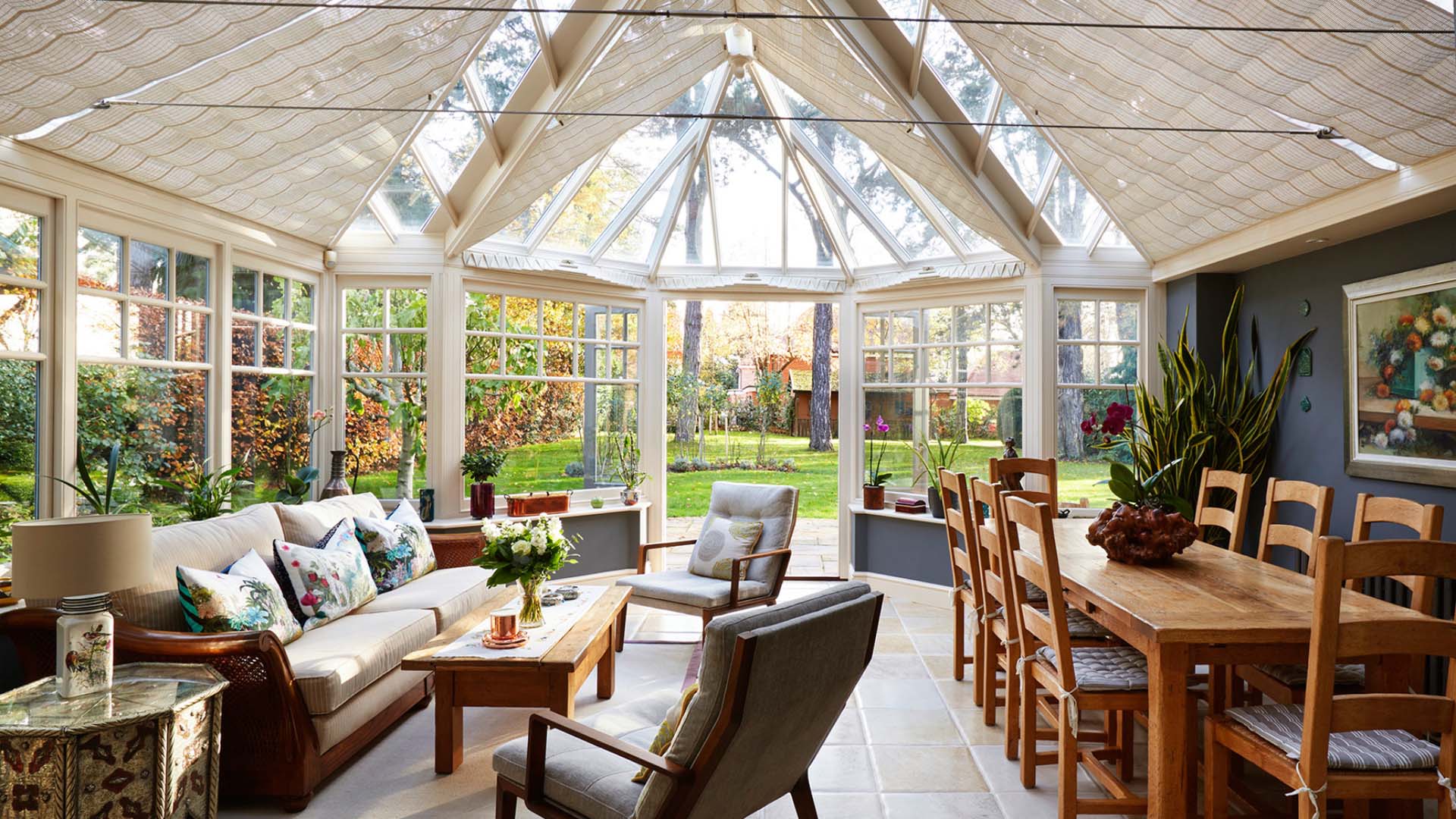 Interior view of a conservatory