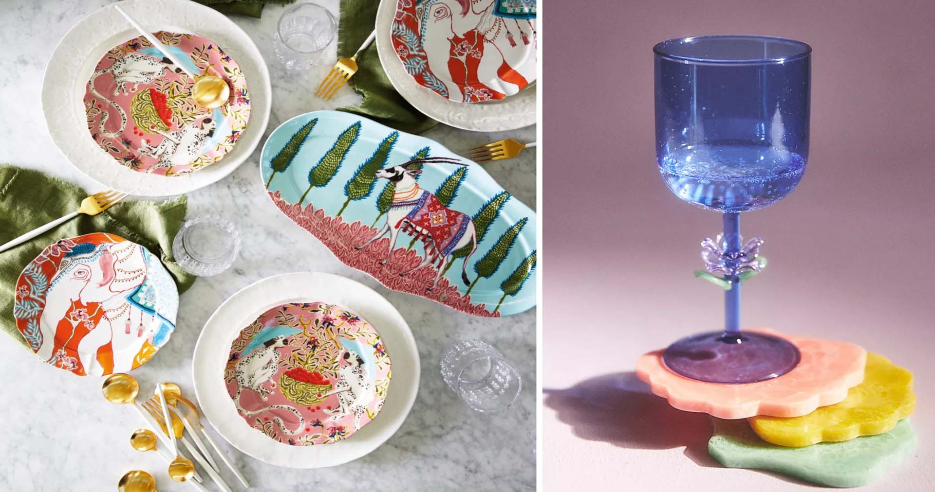 Dining table arrangement