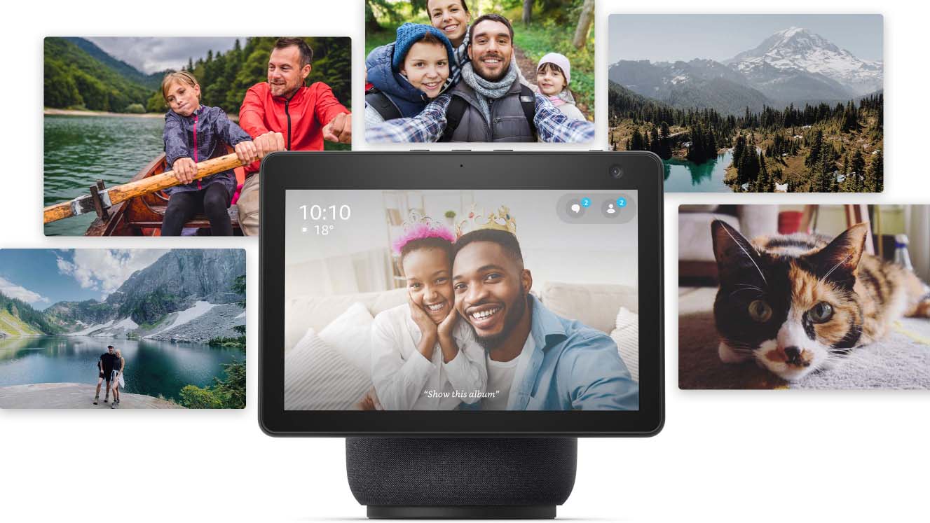 The Echo Show 10 has a larger screen to really show off your photos