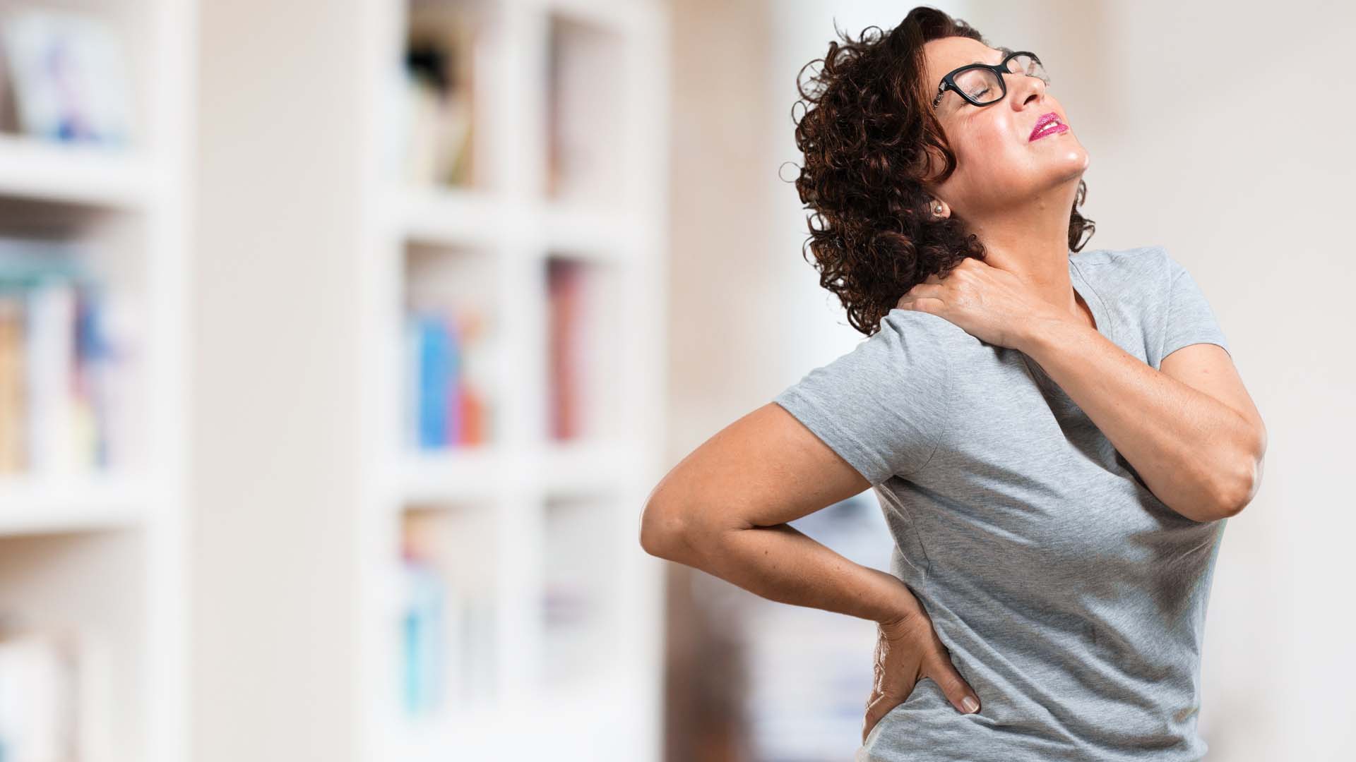 woman with lower back pain