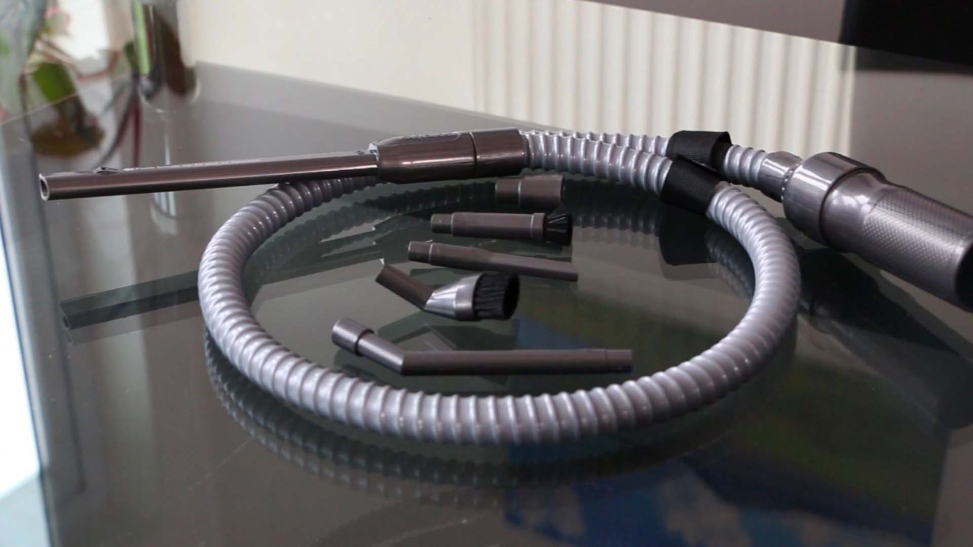 Vacuum parts placed on dining table