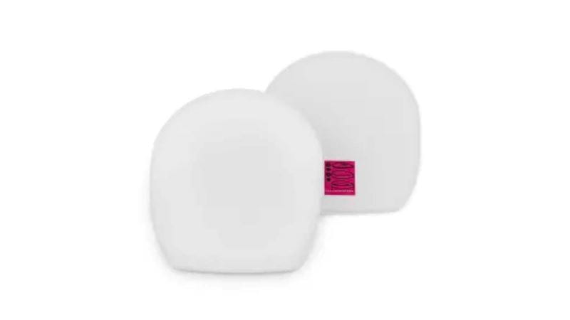 Two white Shark filter pads