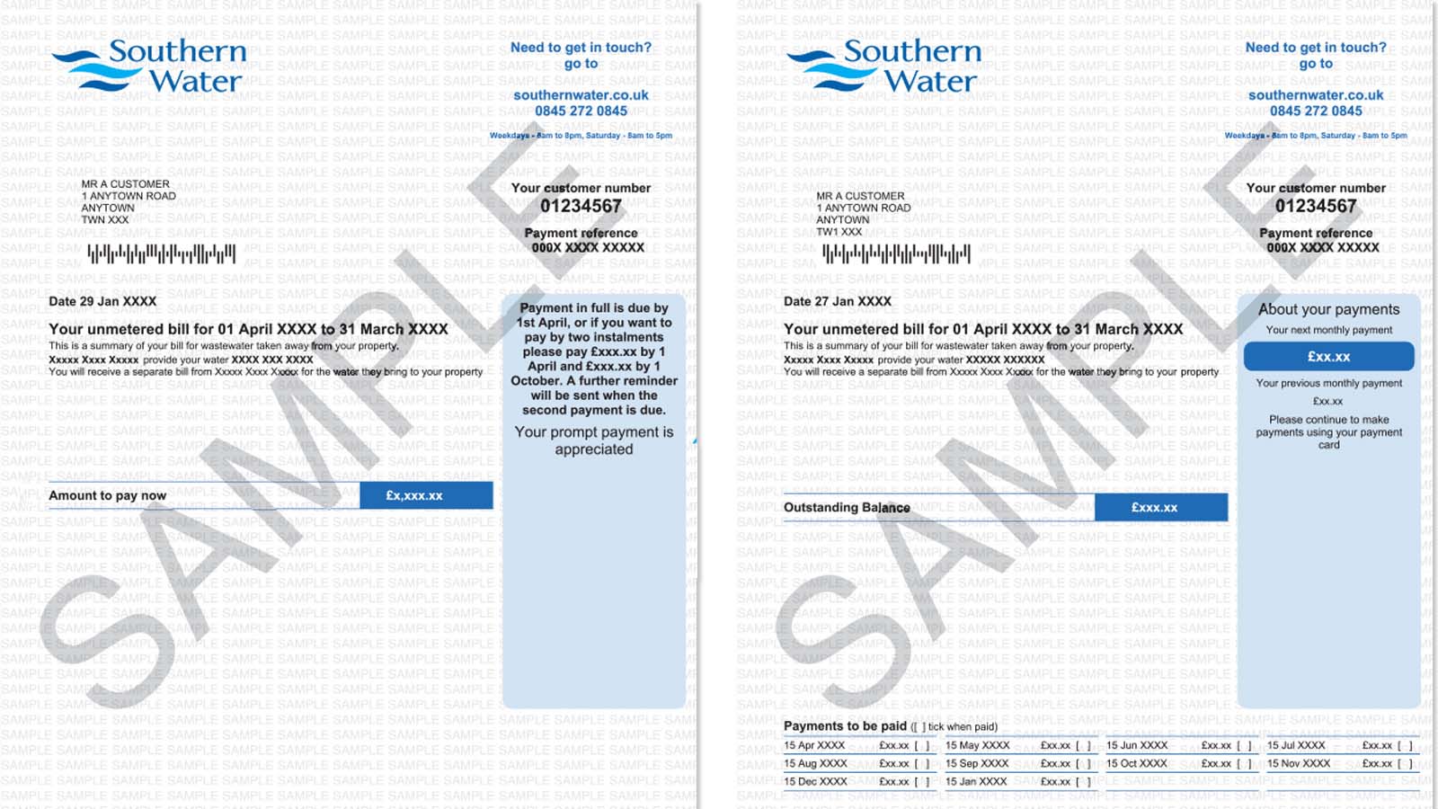 Water bills explained Understanding your charges