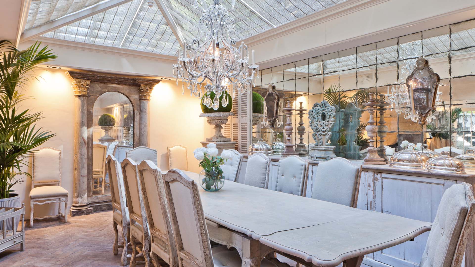 Double your perceived space with strategically placed mirrors