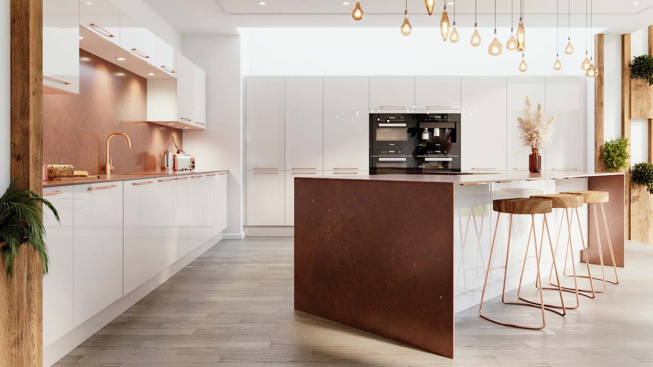 Smile Kitchens Leende in chalk
