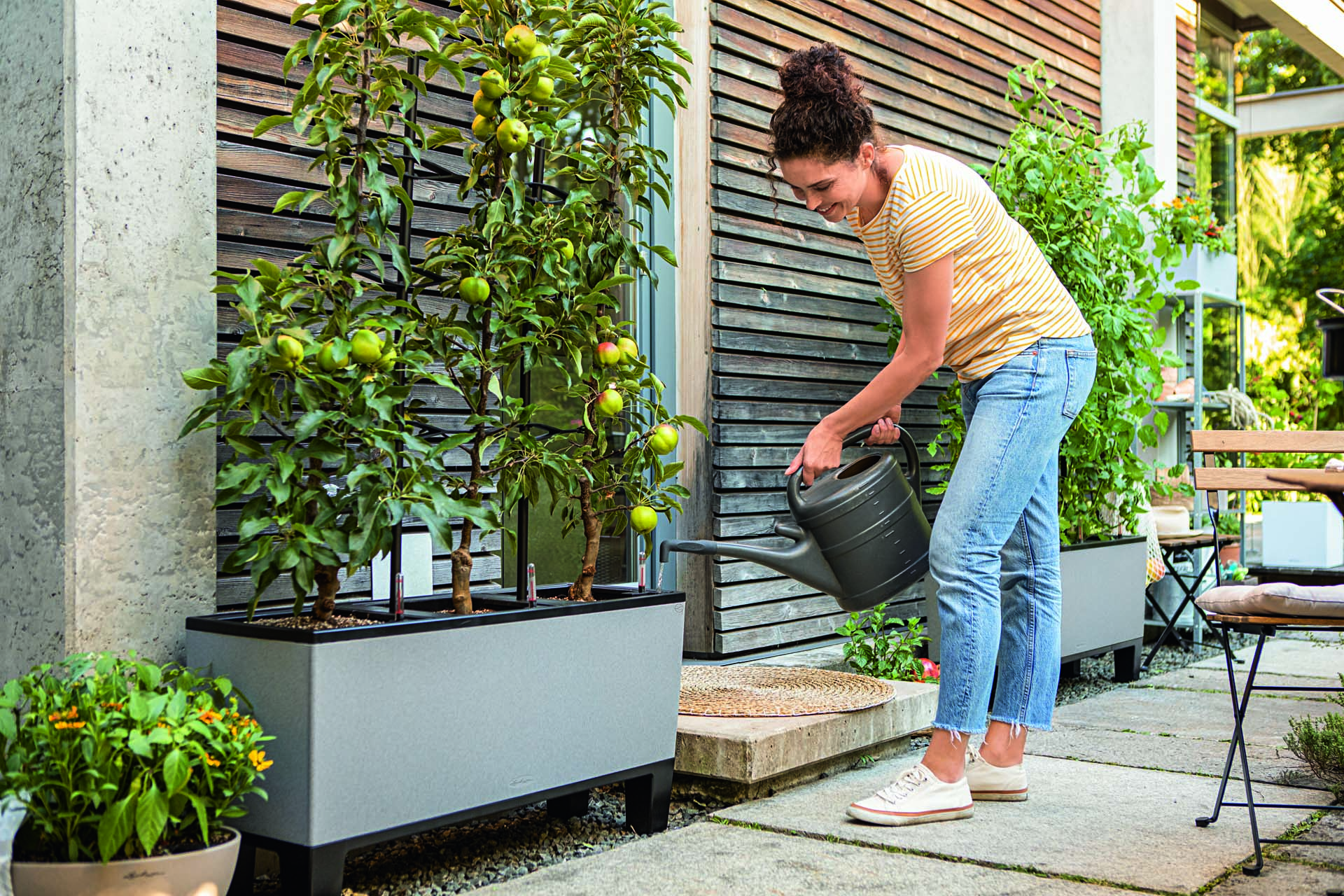 TRIO cottage planter from Lechuza