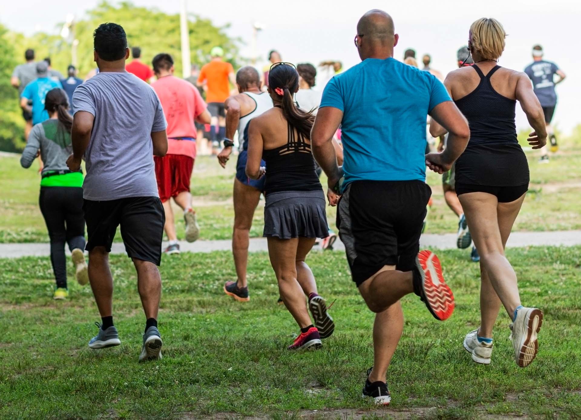Training for a 5k is great fun in a group