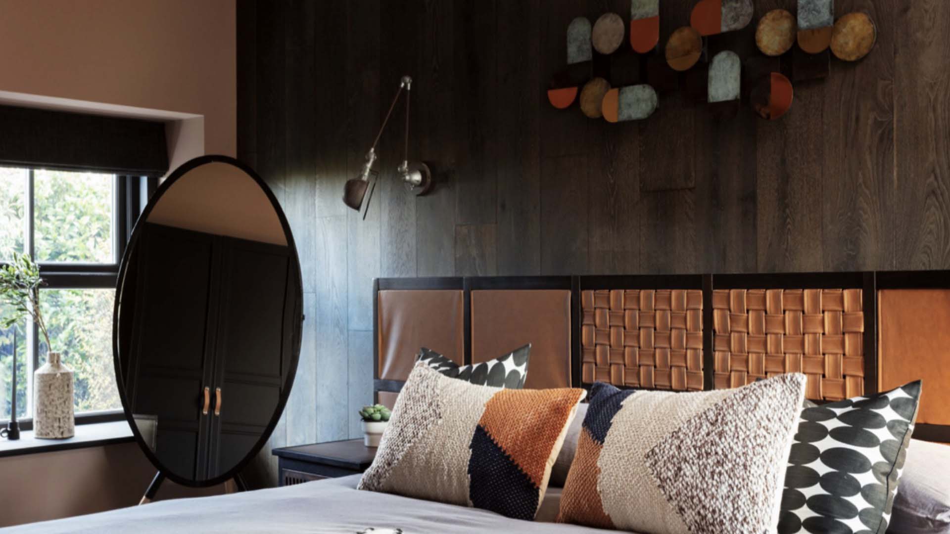 Try a wall mounted adjustable light to brighten a small room