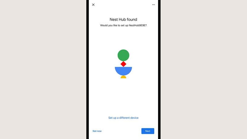 Google Nest add screen
