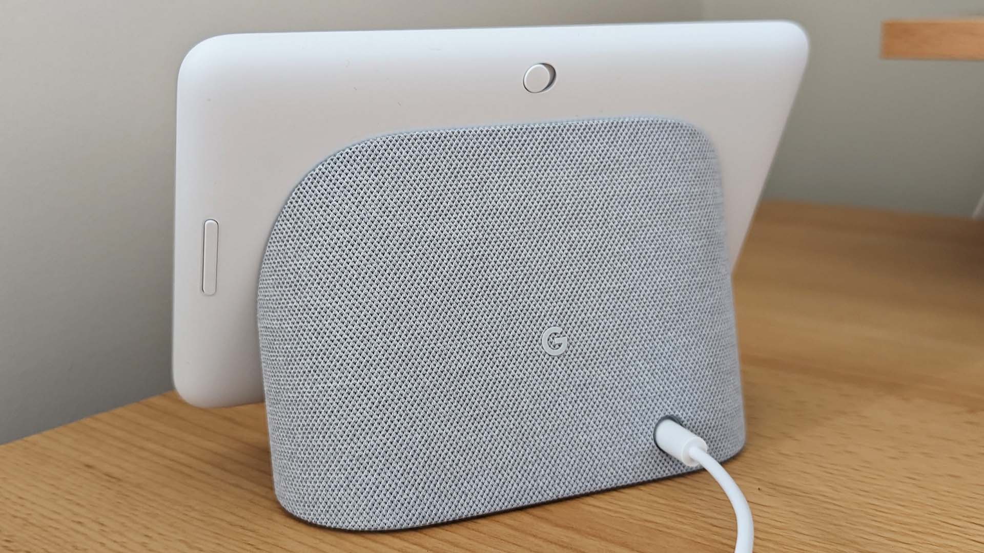 image of a google nest tablet