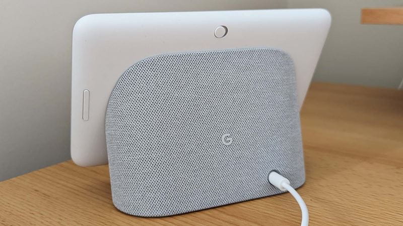 image of a google nest tablet