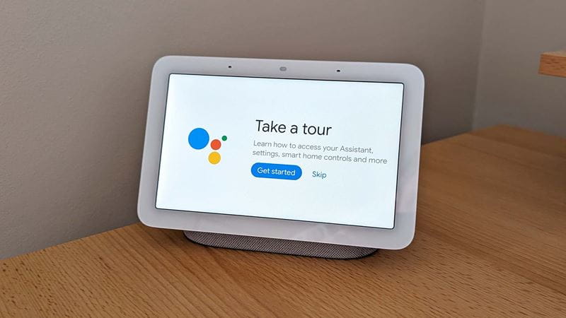 tour screen of the google nest