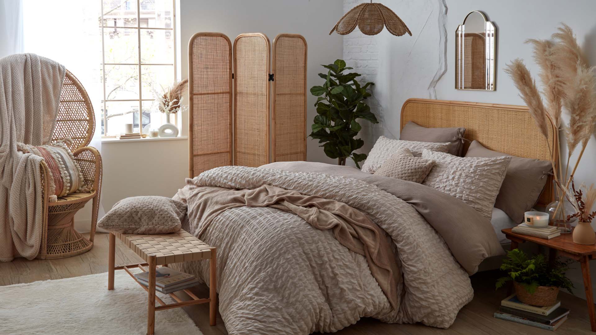 Using neutral sand colours help elevate a room