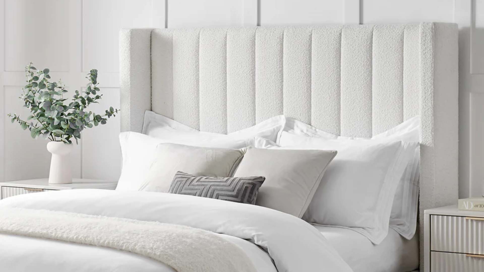 White serene  bed