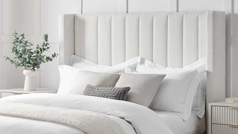 White serene  bed