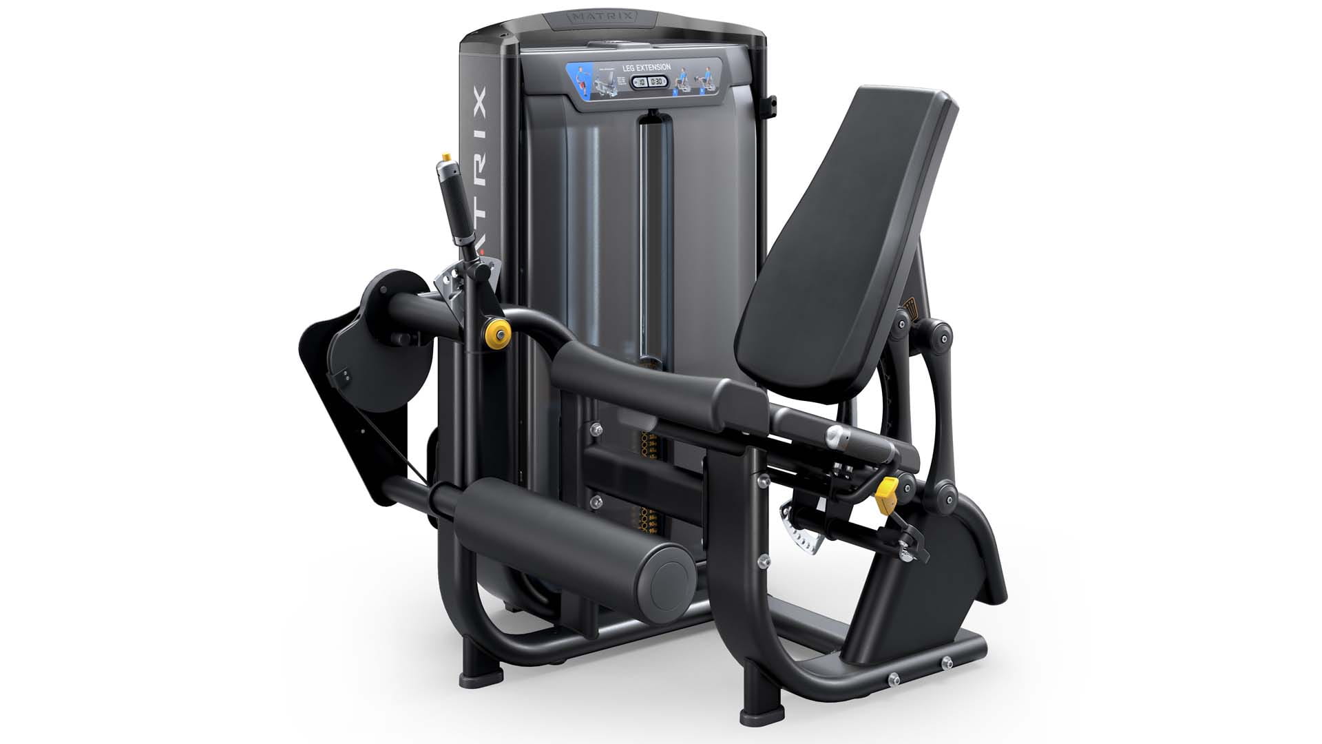 A leg curl machine