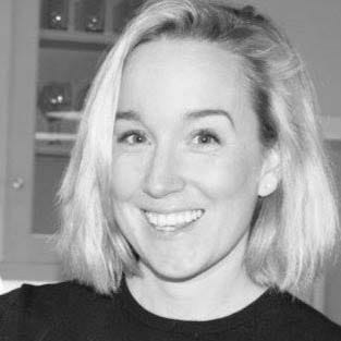 Black and white photo of Rachel Lee