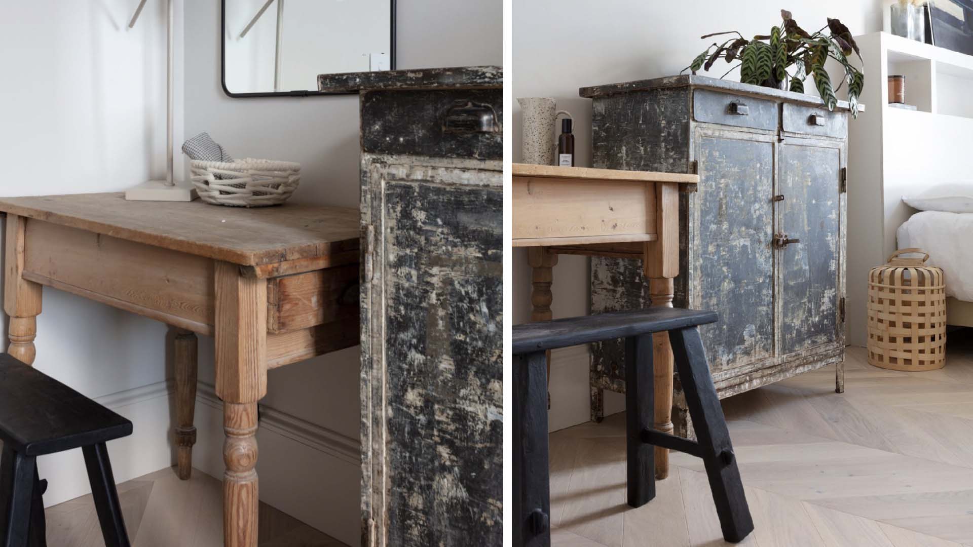 stool, table and cabinet to decorate your home