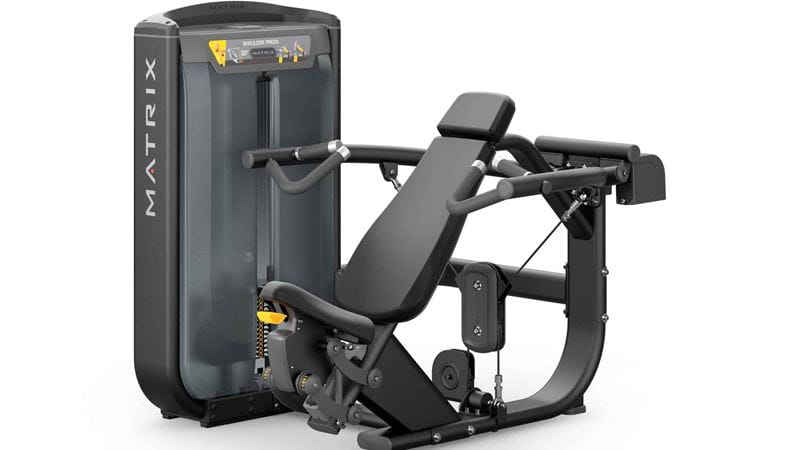a shoulder press machine