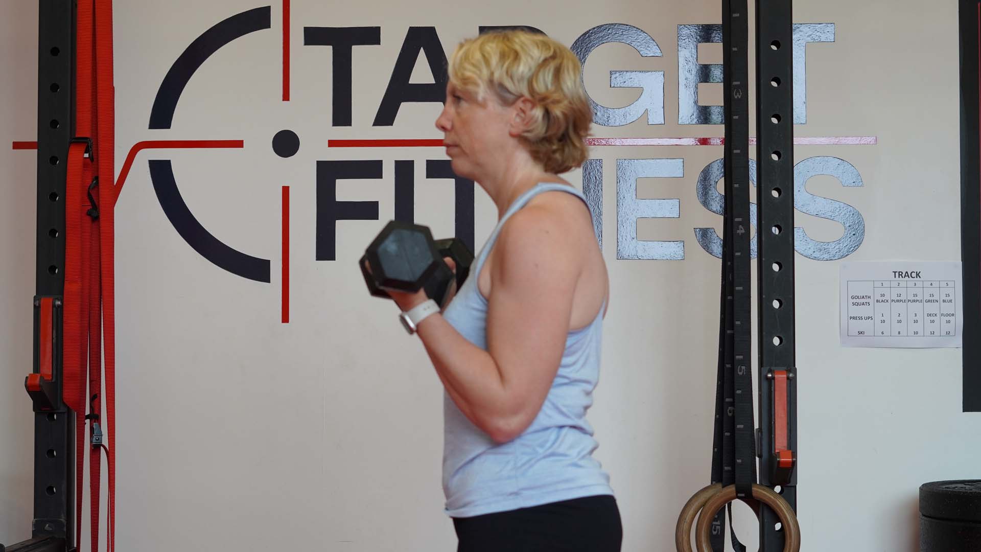 This is the top position of a bicep curl 