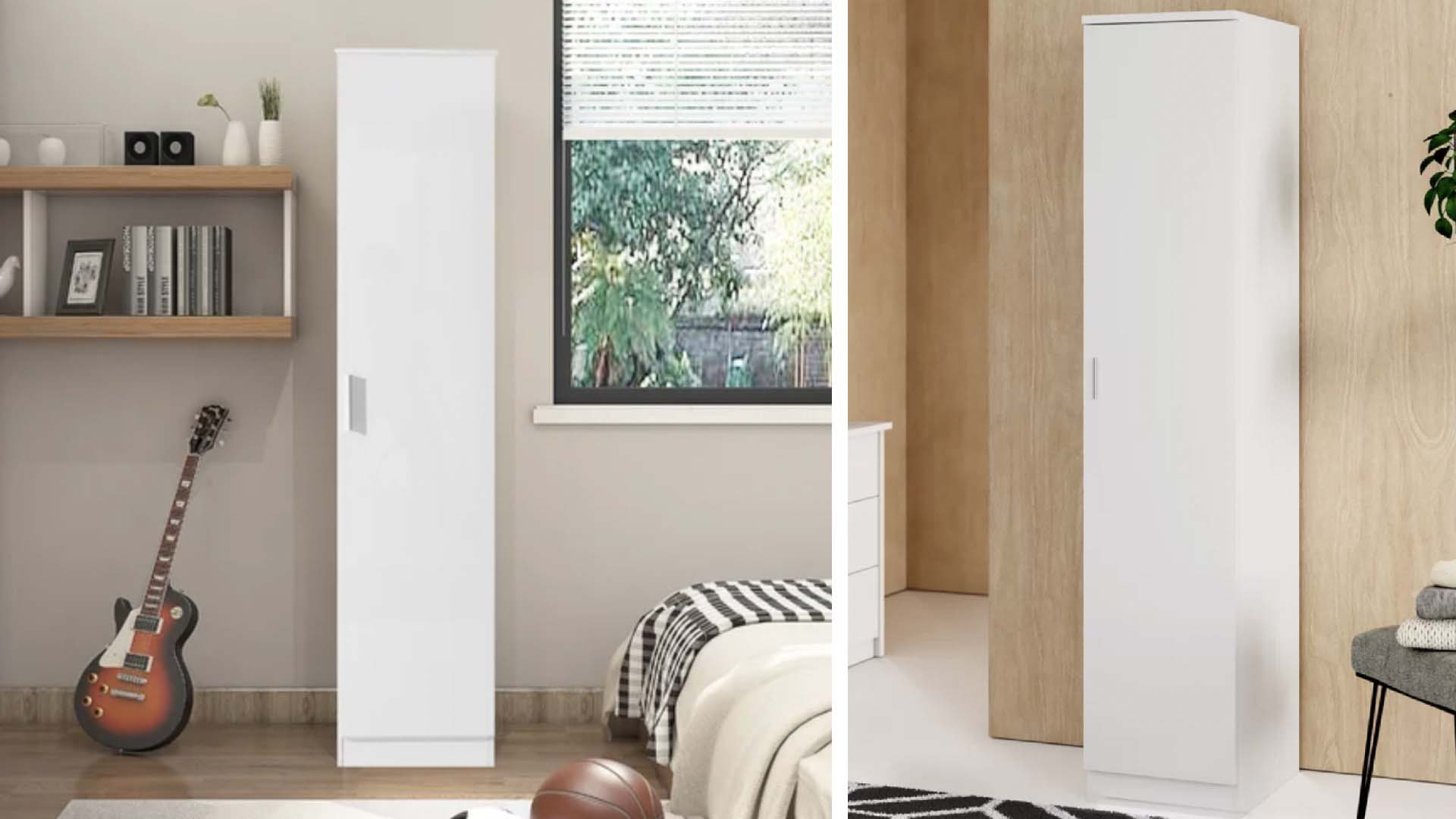 skinny wardrobe space saver