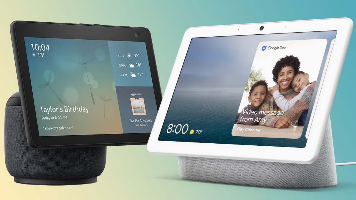 Amazon Echo Show vs Google Nest Hub