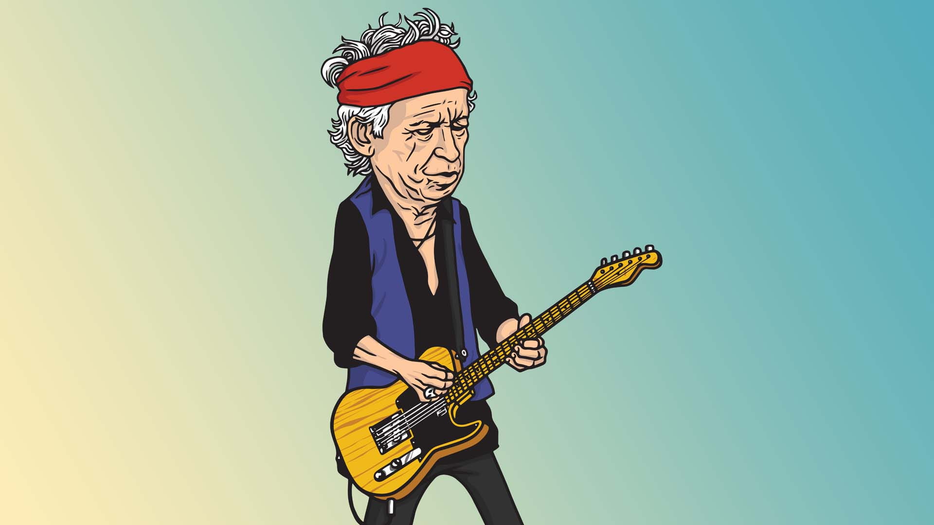 Keith Richards of The Rolling Stones