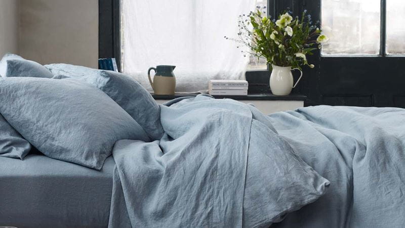 An unmade bed