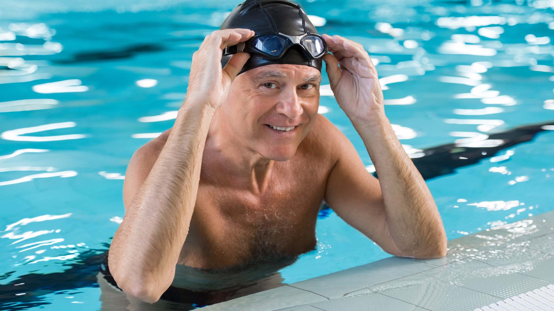Swimming offers a full-body workout