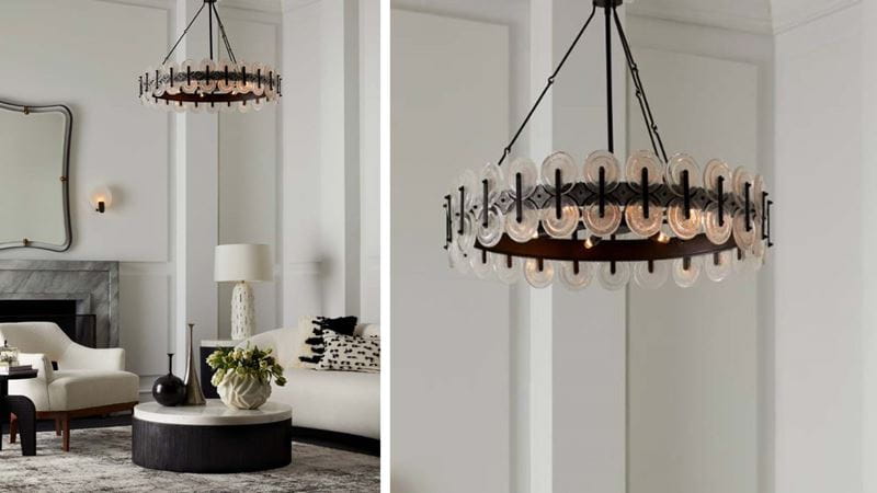 Glass like shade light