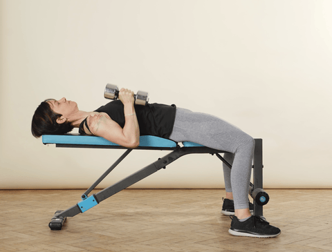 Close grip DB press