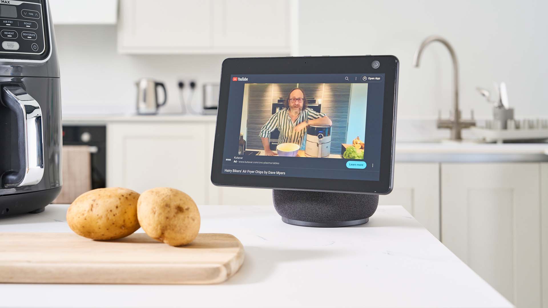 Echo Show 15 in the kitchen