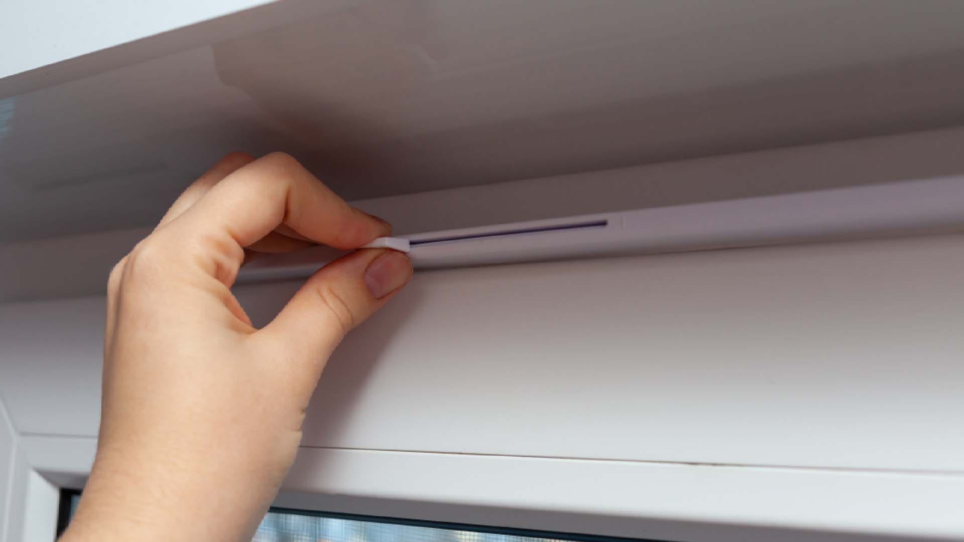 Opening trickle vents can help air circulation.